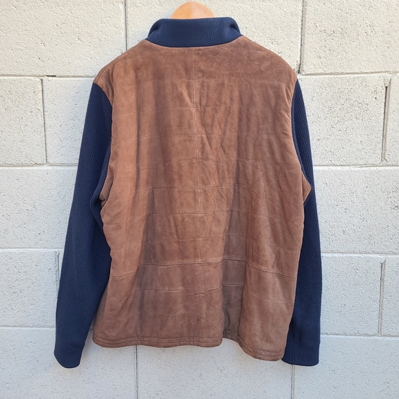 Peter Millar | Goat Suede Hybrid Wool Cardigan Zip Up Jacket Size XL - Picture 11 of 16